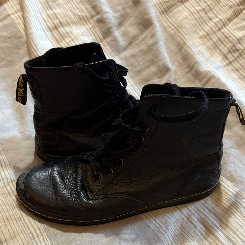 Dr Martens Leather Lace-Up Boots